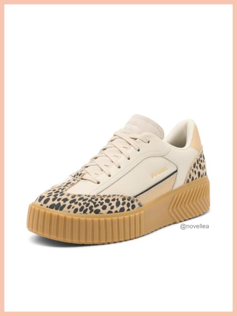 Womens Leather Suede T-Toe Retro Chunky Sneakers Lace-Up Casual